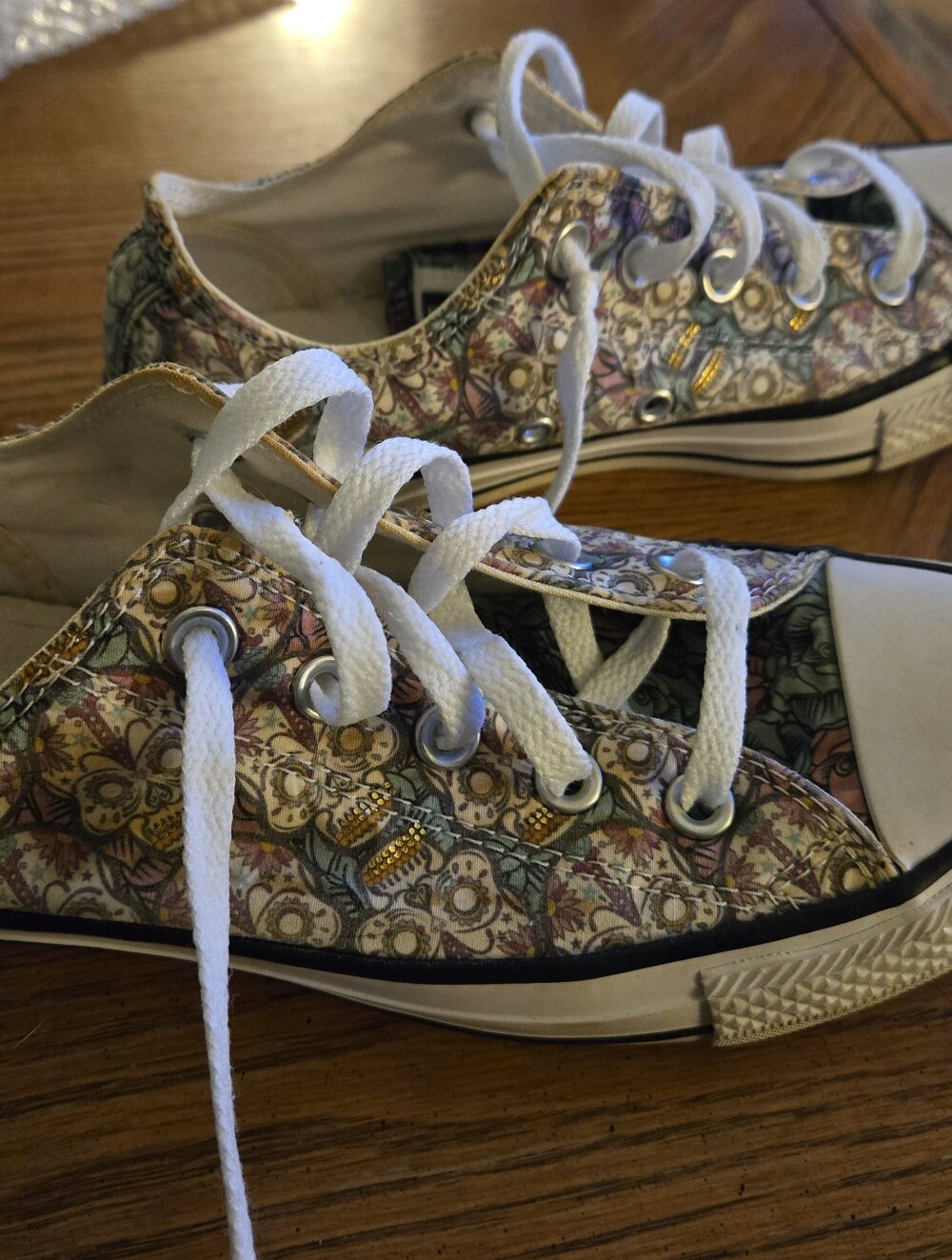 Converse Chuck Taylor All-Star Sugar Skull Floral Low-Top Sneakers